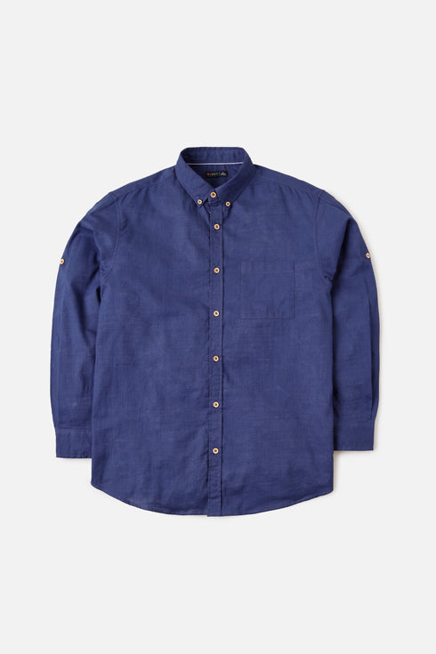 Blue Button-Down Shirt